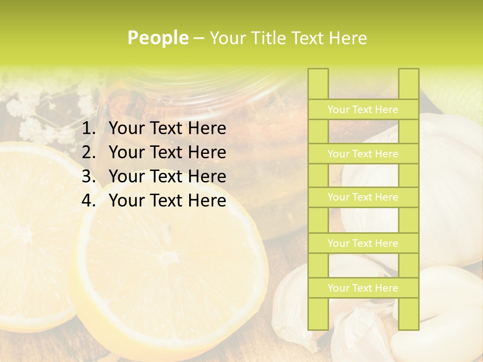 Lemon Alternative Medicine Influenza Virus PowerPoint Template