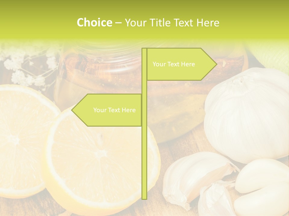 Lemon Alternative Medicine Influenza Virus PowerPoint Template