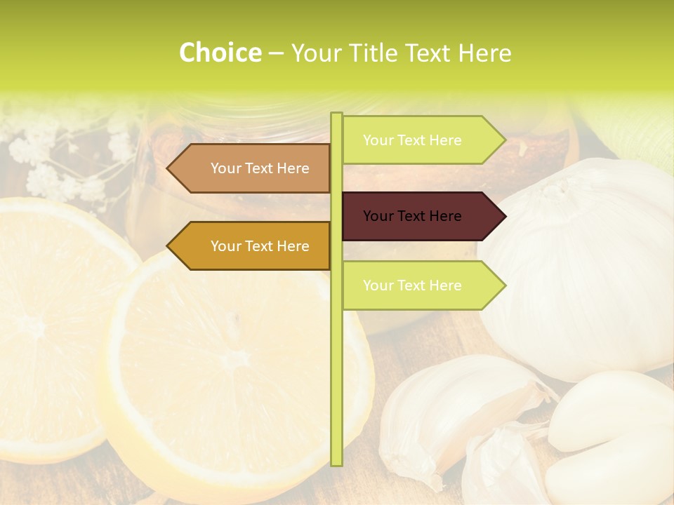 Lemon Alternative Medicine Influenza Virus PowerPoint Template