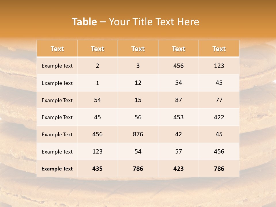 Gouda Treat Netherlands PowerPoint Template