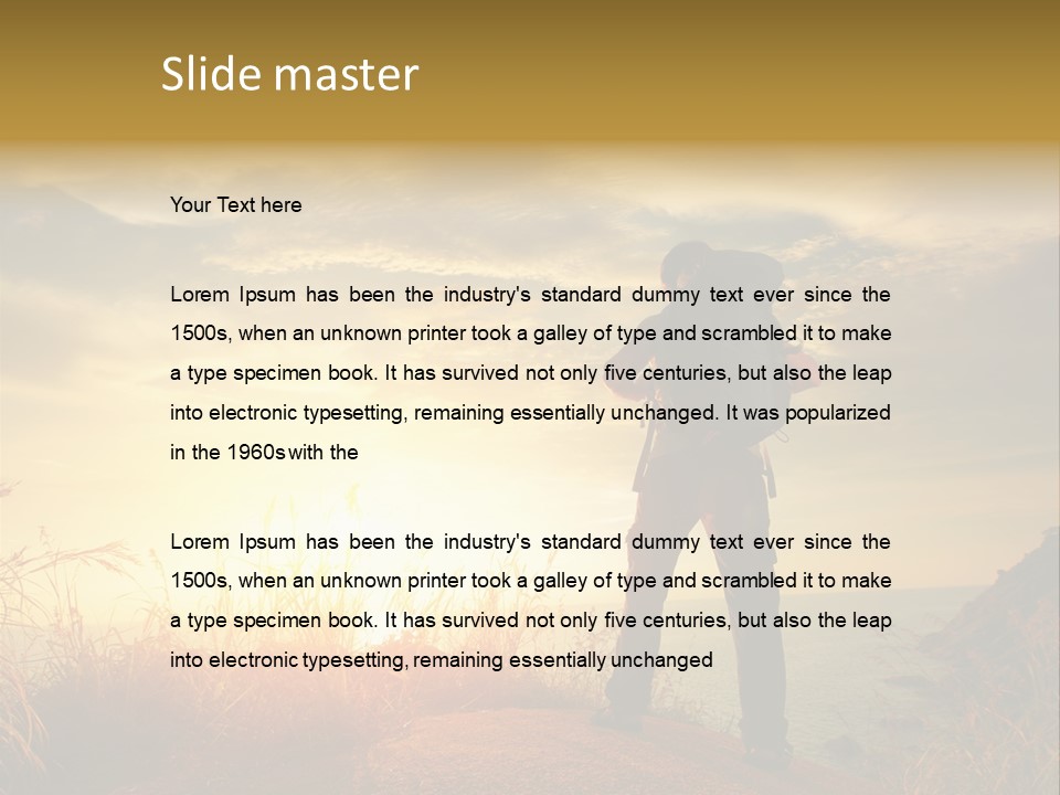 Traveler Sport Leisure PowerPoint Template