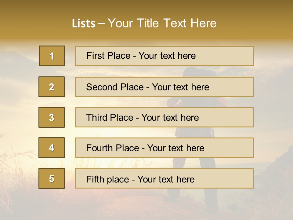 Traveler Sport Leisure PowerPoint Template