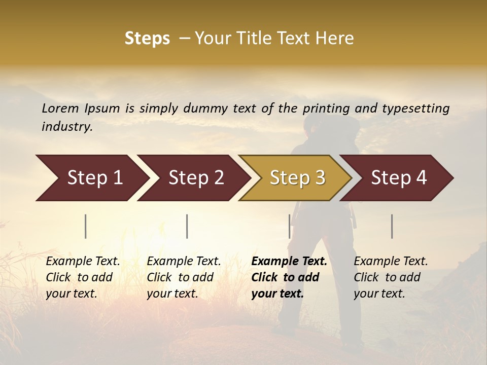 Traveler Sport Leisure PowerPoint Template
