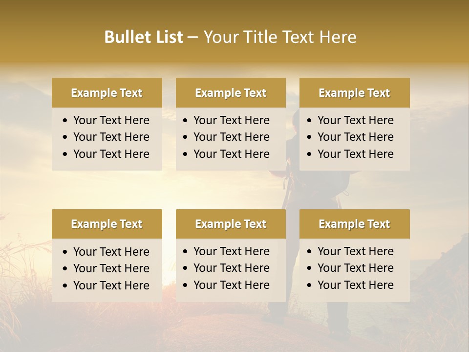Traveler Sport Leisure PowerPoint Template