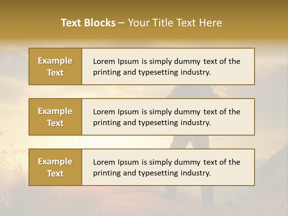 Traveler Sport Leisure PowerPoint Template