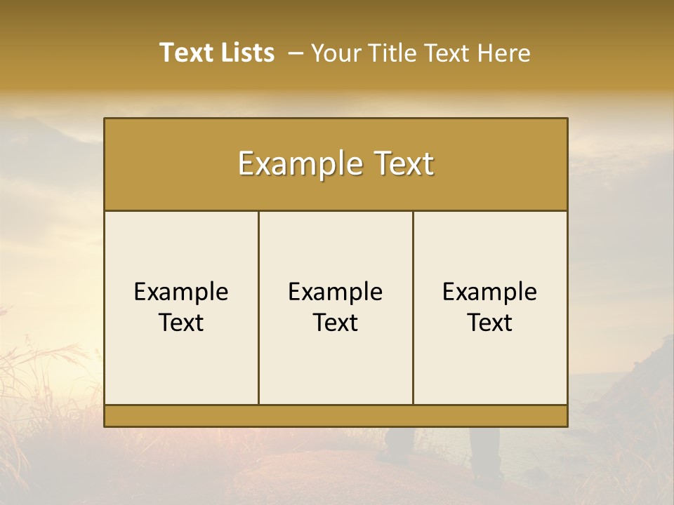 Traveler Sport Leisure PowerPoint Template