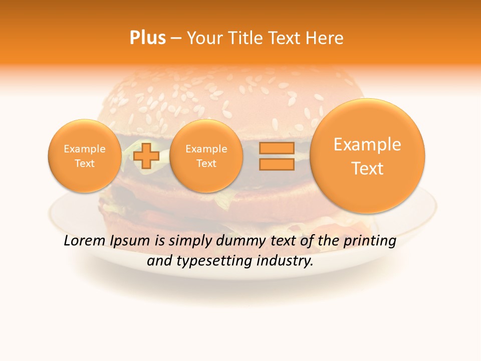Juicy Tasty Unhealthy PowerPoint Template
