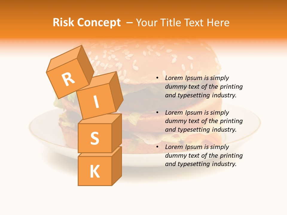 Juicy Tasty Unhealthy PowerPoint Template