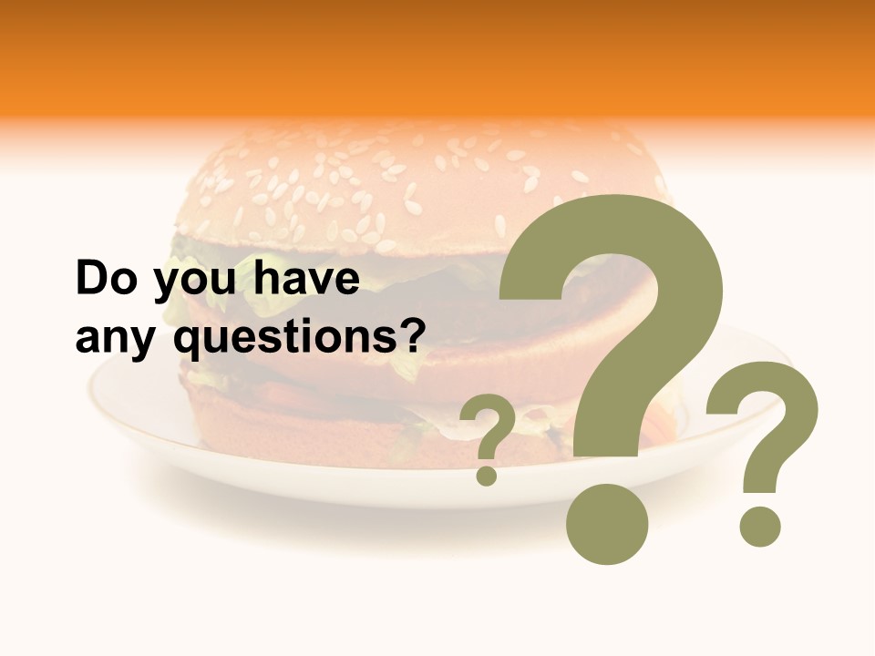 Juicy Tasty Unhealthy PowerPoint Template