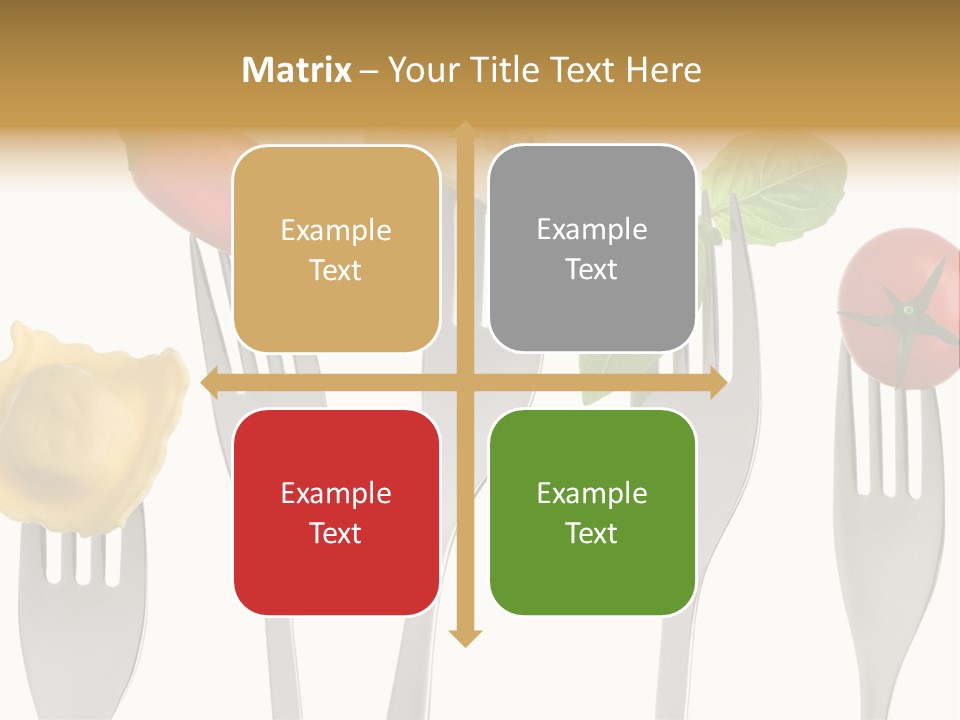 Fork Protein Carbohydrates PowerPoint Template