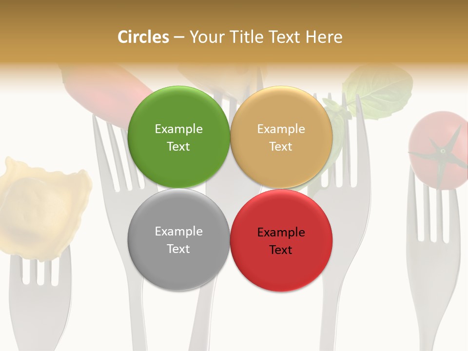 Fork Protein Carbohydrates PowerPoint Template