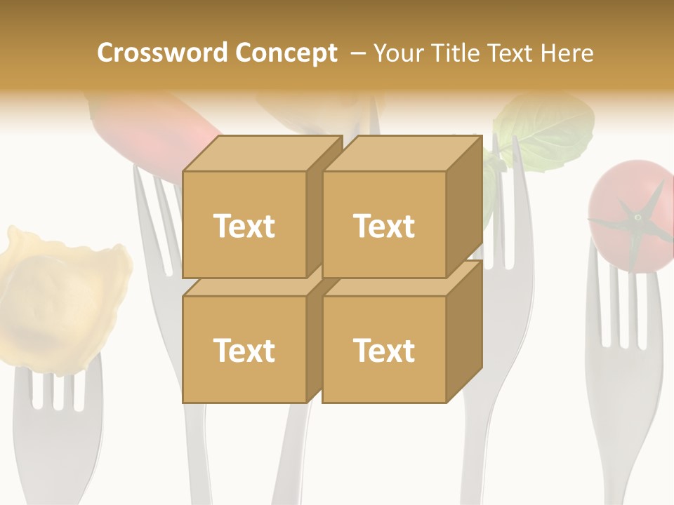 Fork Protein Carbohydrates PowerPoint Template