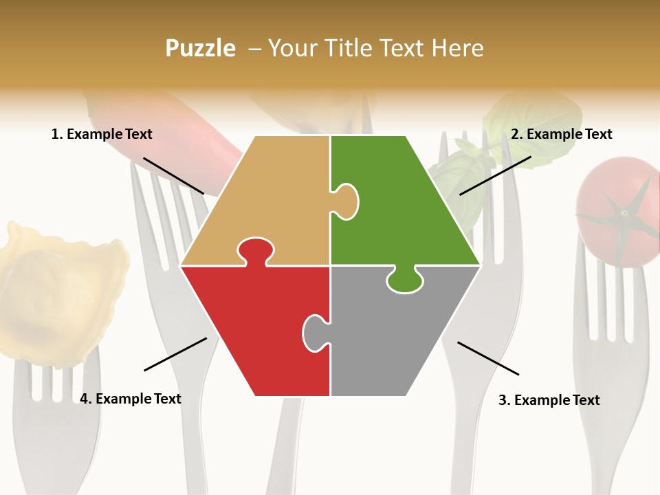 Fork Protein Carbohydrates PowerPoint Template