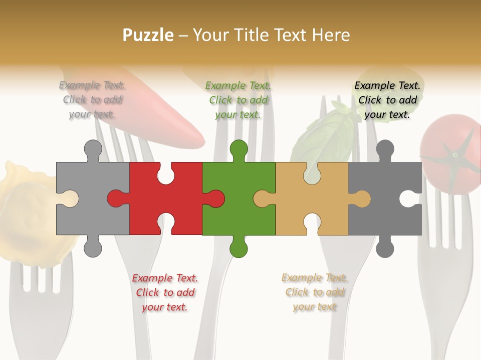Fork Protein Carbohydrates PowerPoint Template