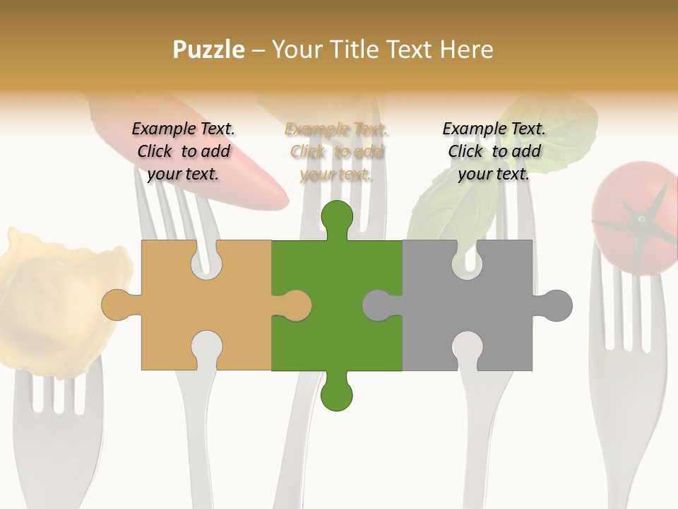 Fork Protein Carbohydrates PowerPoint Template