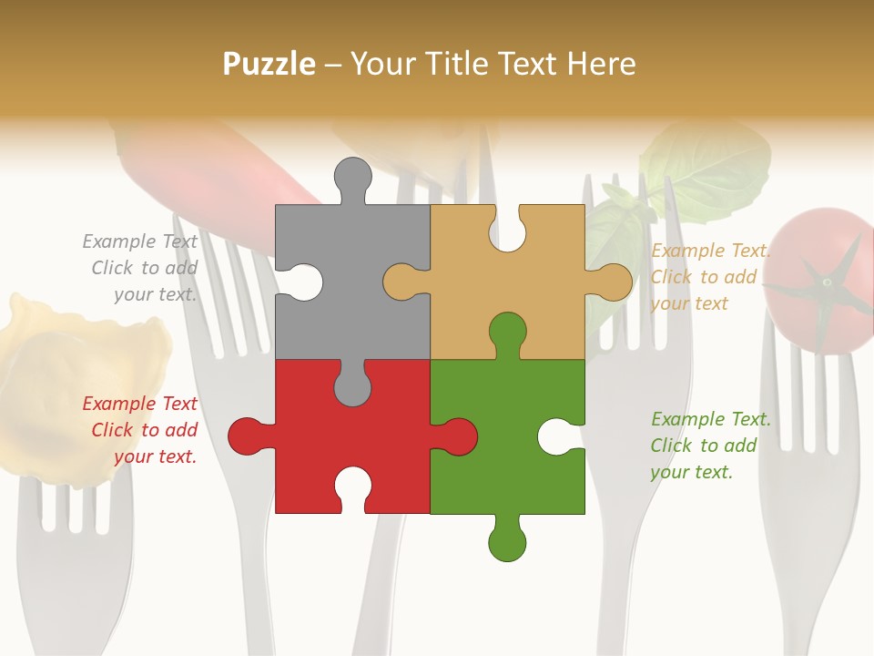 Fork Protein Carbohydrates PowerPoint Template