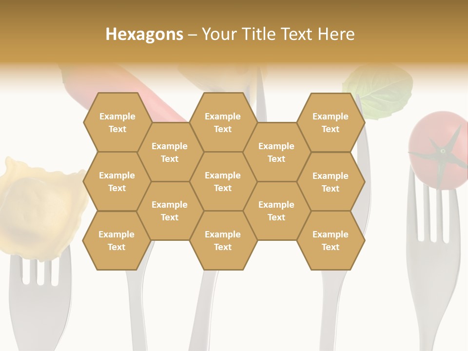Fork Protein Carbohydrates PowerPoint Template
