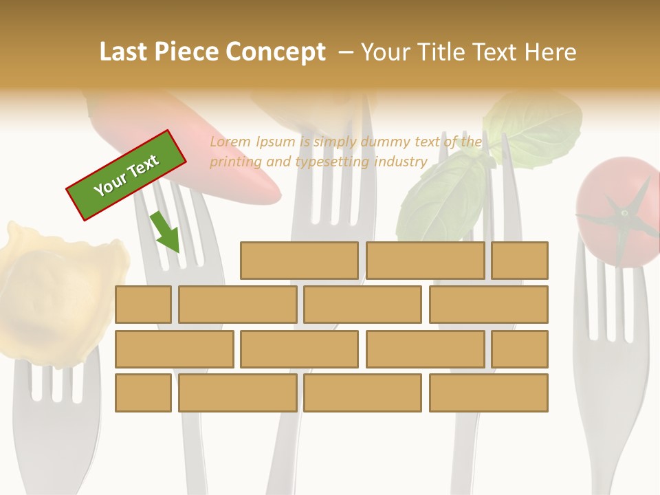 Fork Protein Carbohydrates PowerPoint Template
