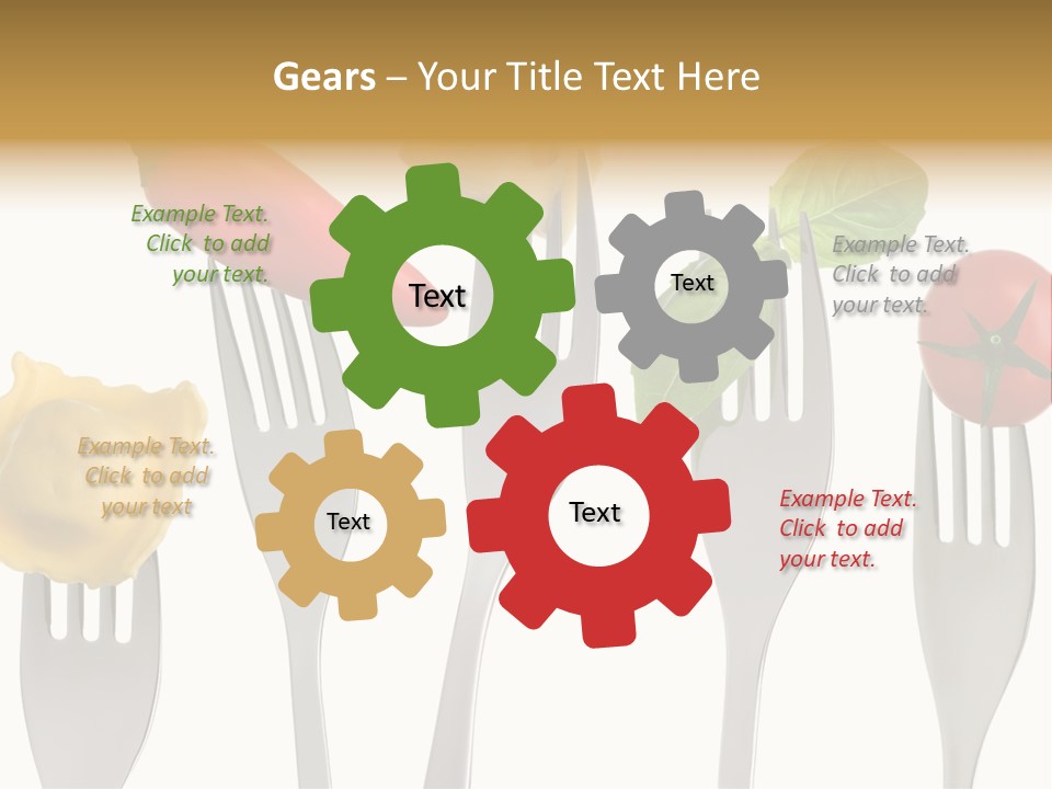 Fork Protein Carbohydrates PowerPoint Template