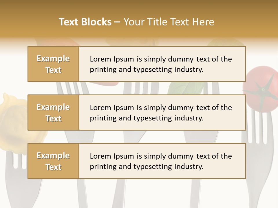 Fork Protein Carbohydrates PowerPoint Template