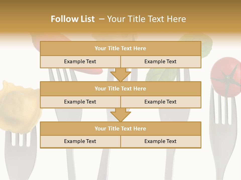Fork Protein Carbohydrates PowerPoint Template
