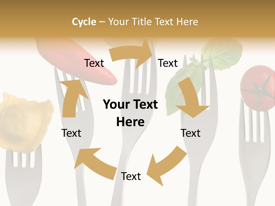 Fork Protein Carbohydrates PowerPoint Template