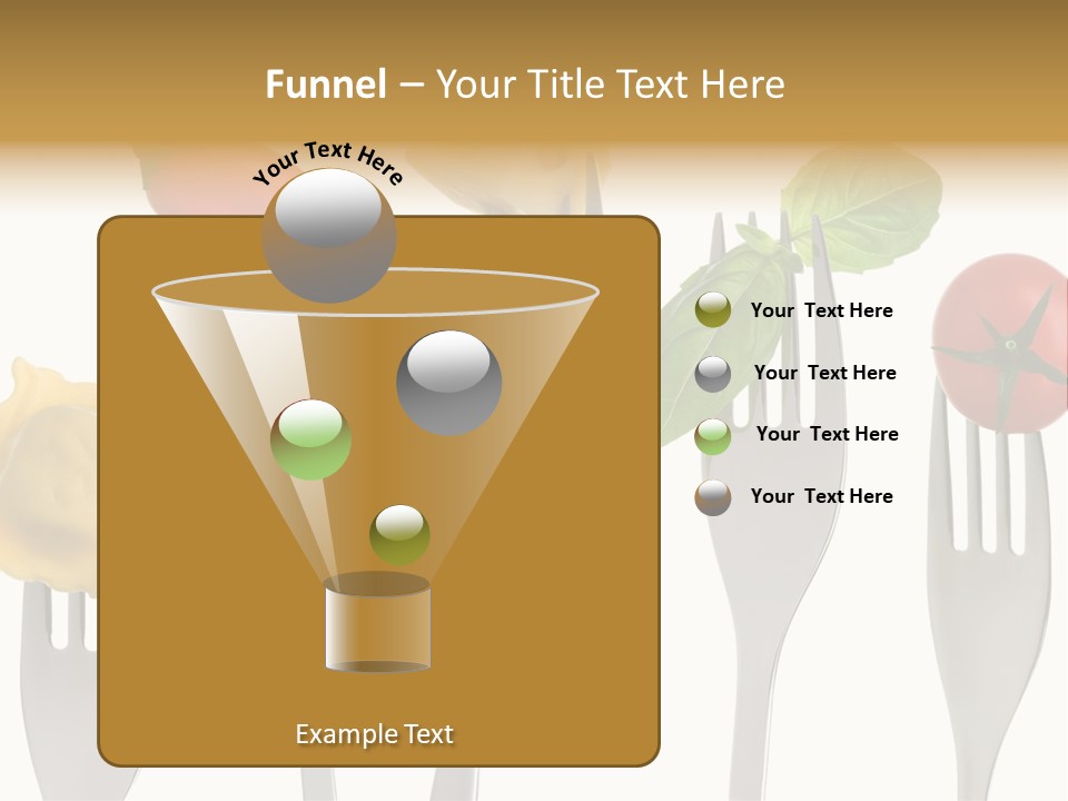 Fork Protein Carbohydrates PowerPoint Template