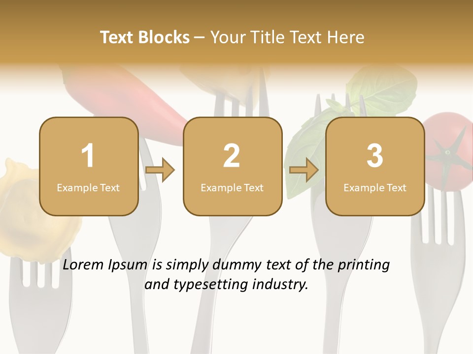 Fork Protein Carbohydrates PowerPoint Template