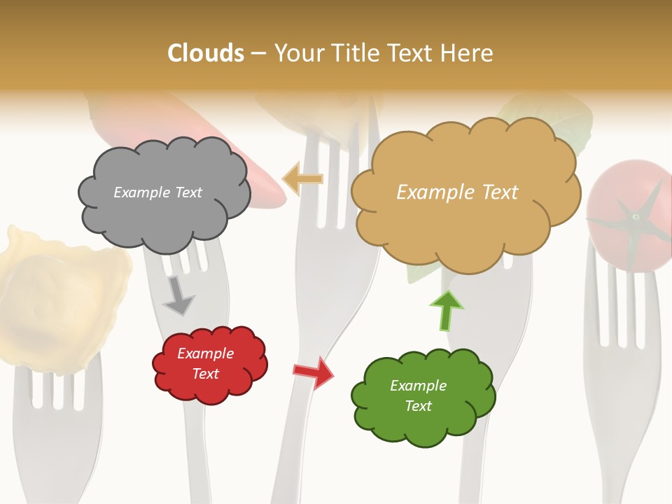 Fork Protein Carbohydrates PowerPoint Template