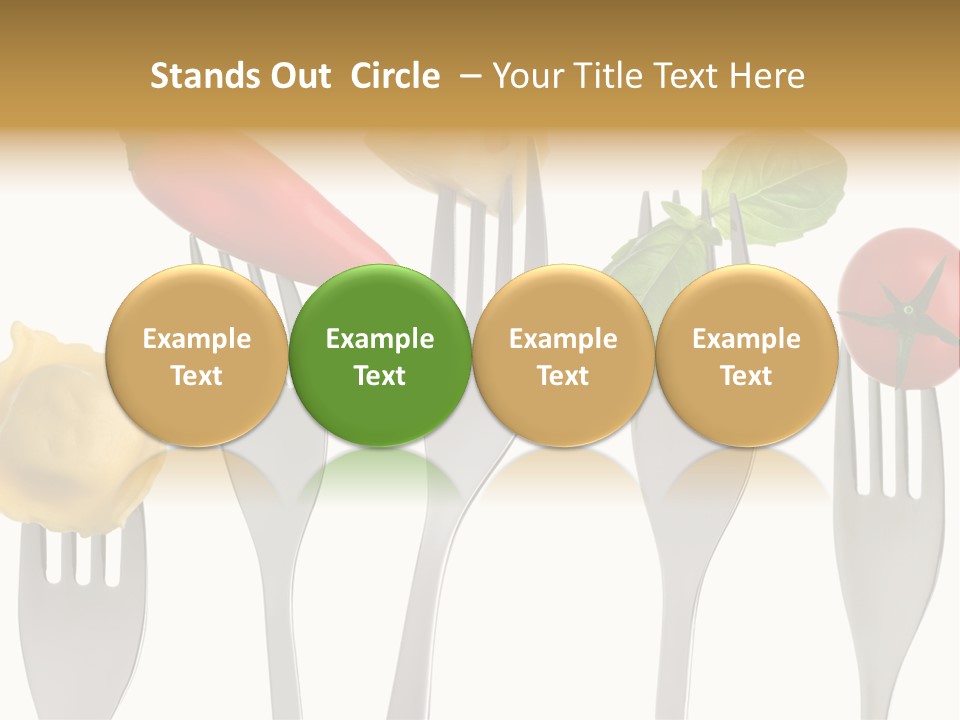 Fork Protein Carbohydrates PowerPoint Template