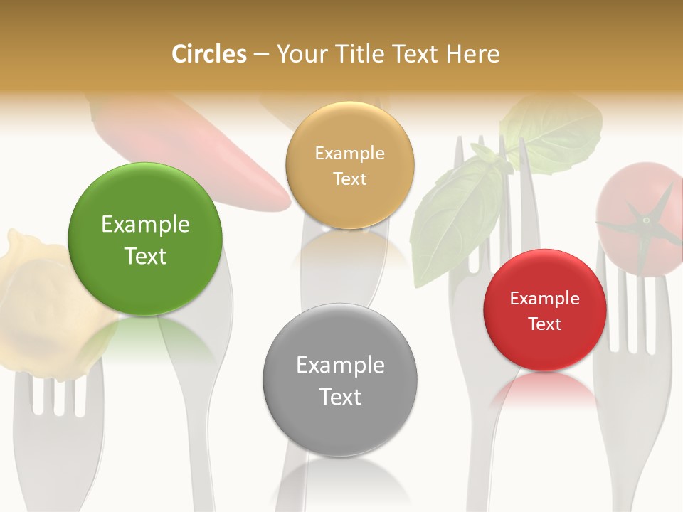 Fork Protein Carbohydrates PowerPoint Template