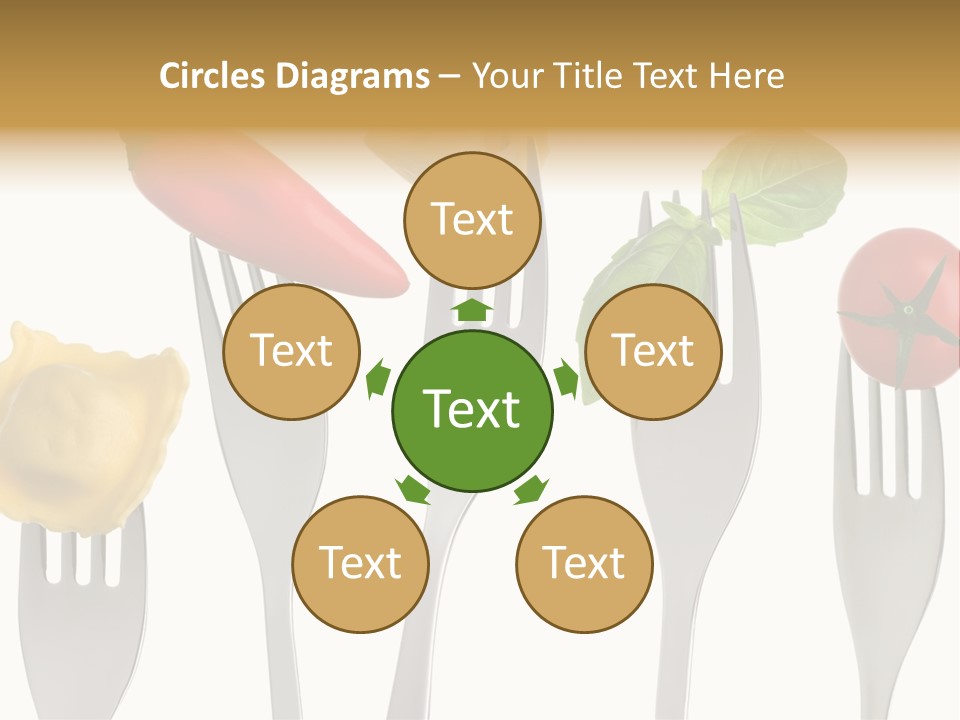 Fork Protein Carbohydrates PowerPoint Template