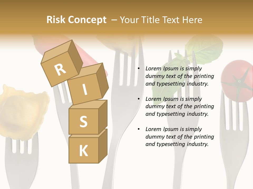 Fork Protein Carbohydrates PowerPoint Template