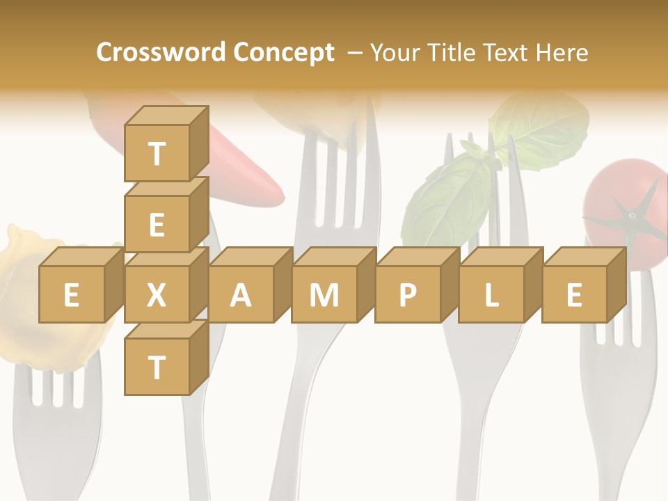 Fork Protein Carbohydrates PowerPoint Template