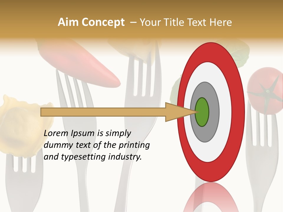 Fork Protein Carbohydrates PowerPoint Template