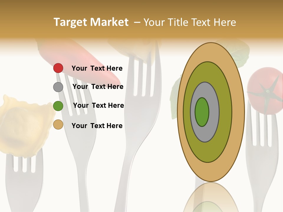 Fork Protein Carbohydrates PowerPoint Template