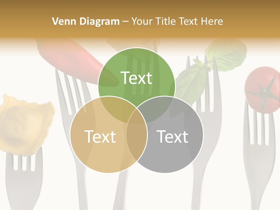 Fork Protein Carbohydrates PowerPoint Template