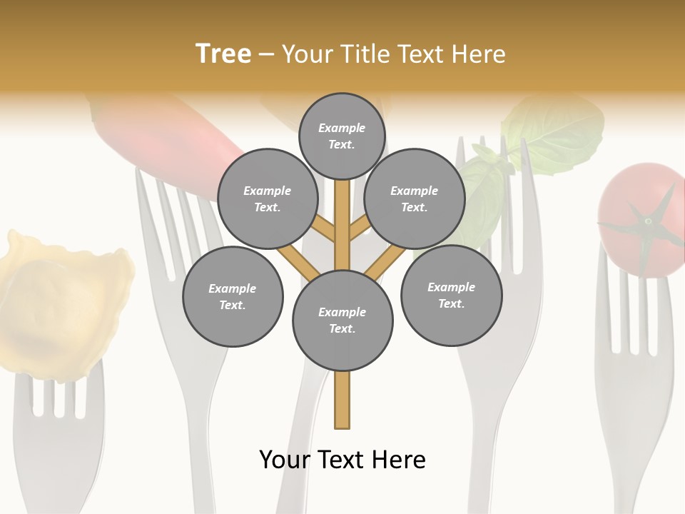 Fork Protein Carbohydrates PowerPoint Template