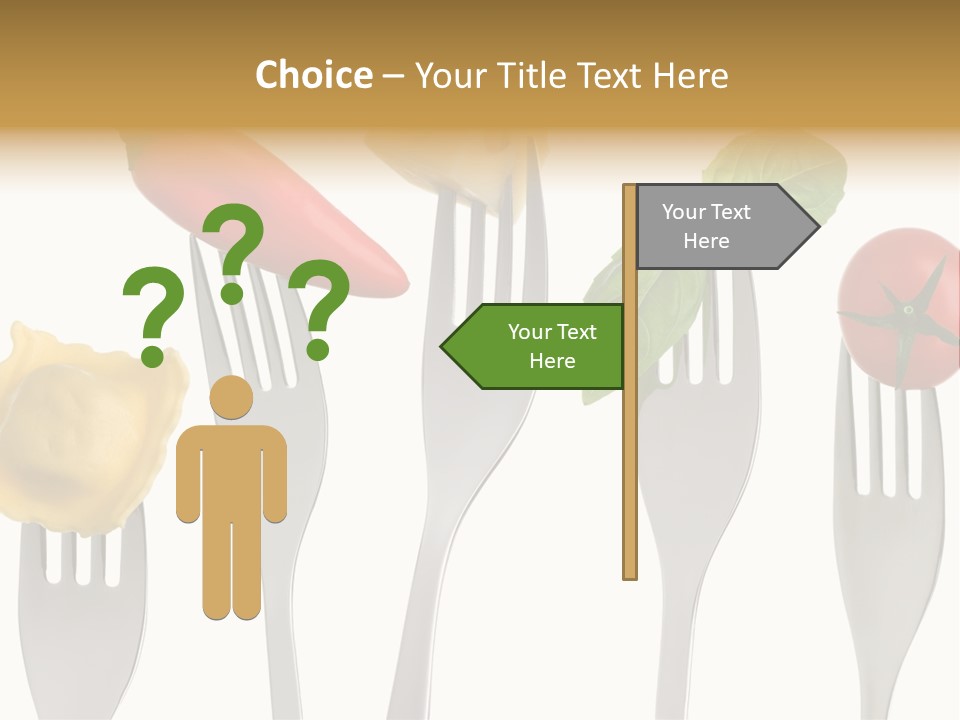 Fork Protein Carbohydrates PowerPoint Template