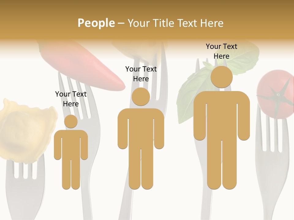 Fork Protein Carbohydrates PowerPoint Template