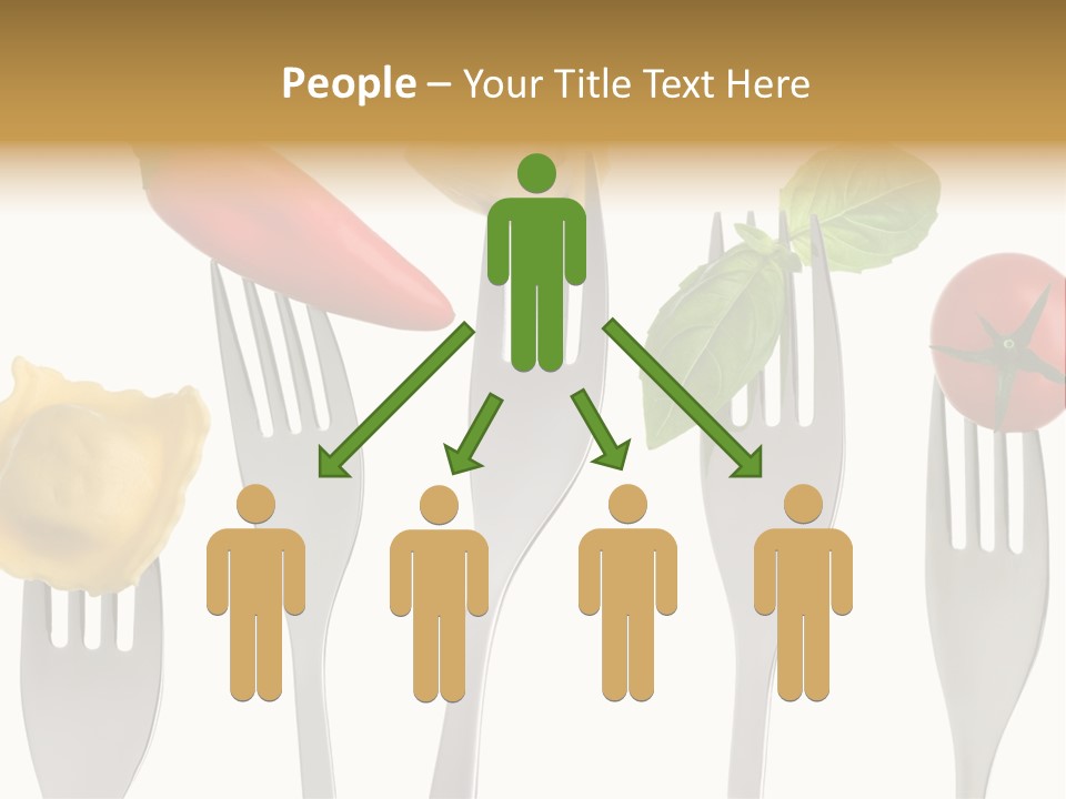 Fork Protein Carbohydrates PowerPoint Template