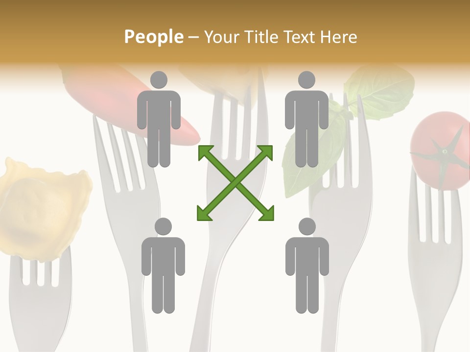 Fork Protein Carbohydrates PowerPoint Template