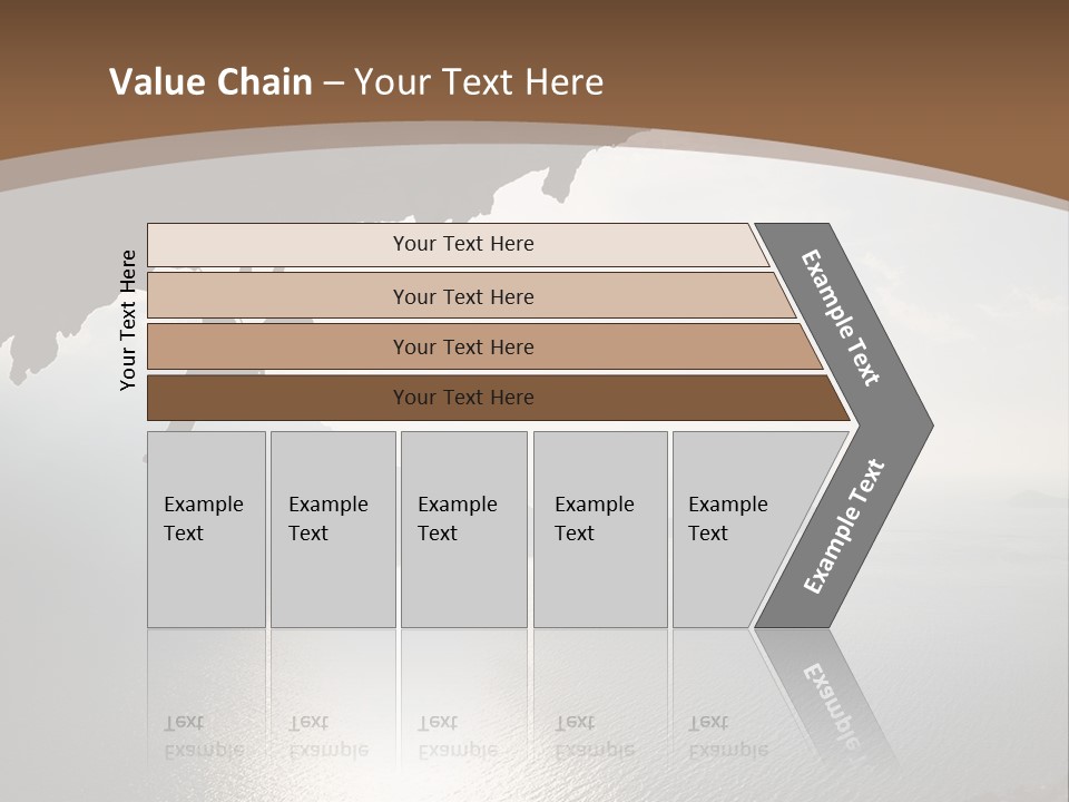 Water Rock Overhanging PowerPoint Template