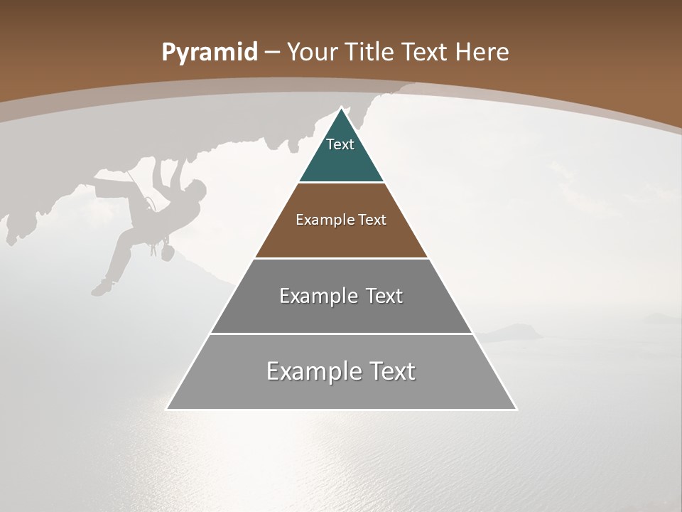 Water Rock Overhanging PowerPoint Template