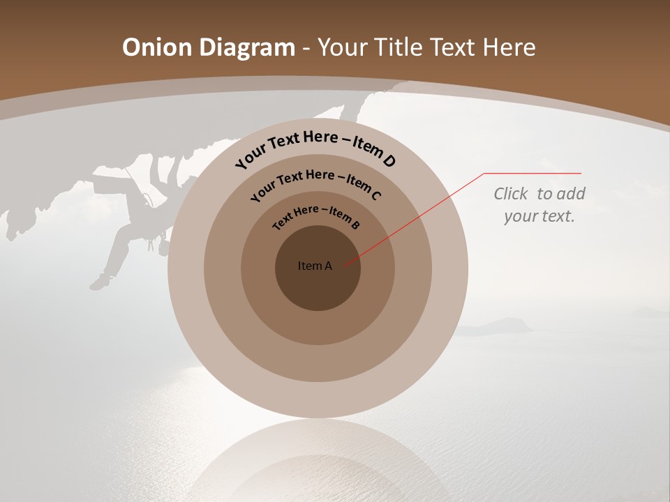 Water Rock Overhanging PowerPoint Template