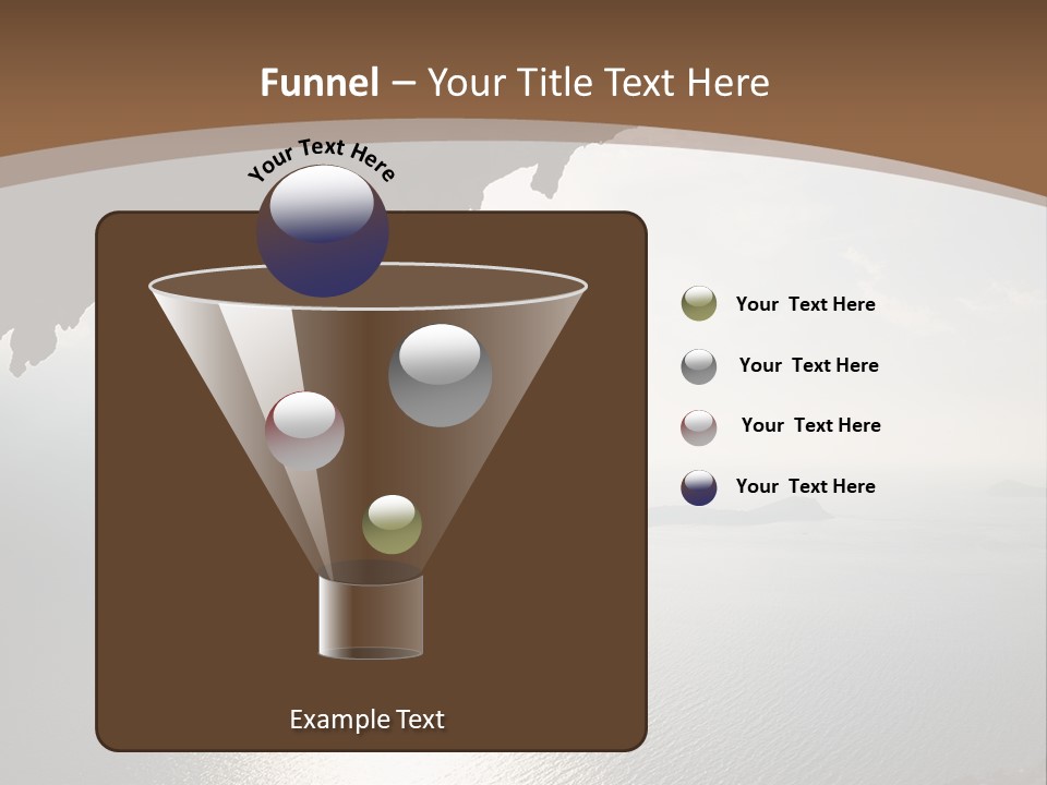Water Rock Overhanging PowerPoint Template