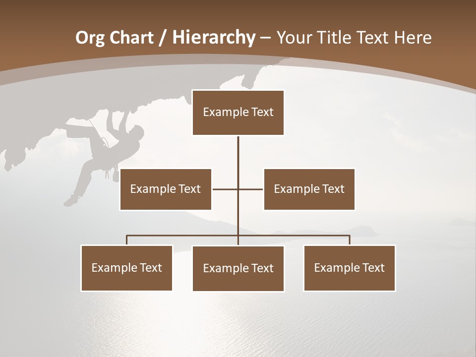 Water Rock Overhanging PowerPoint Template