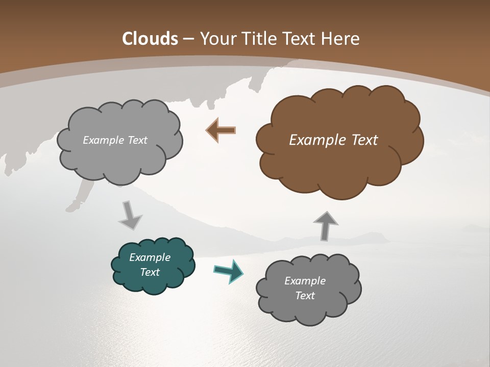 Water Rock Overhanging PowerPoint Template