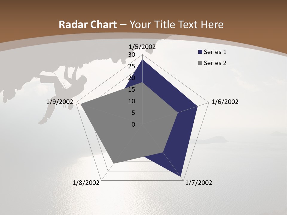 Water Rock Overhanging PowerPoint Template