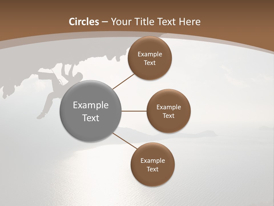 Water Rock Overhanging PowerPoint Template